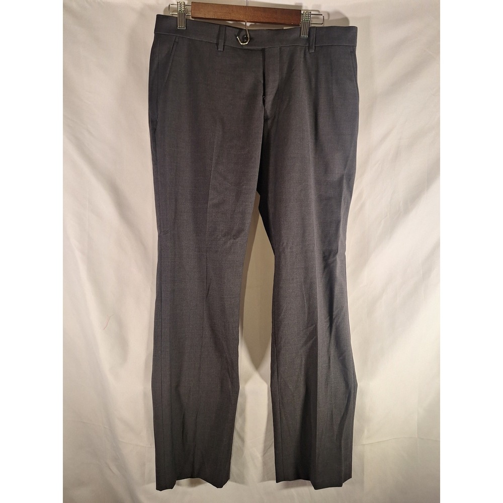 Tommy Hilfiger Mens The Flex Ryland Stretch Suit Pants Charcoal Gray 33x30‎